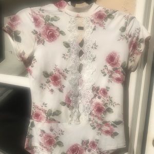 Forever 21 Women’s Floral Bodysuit